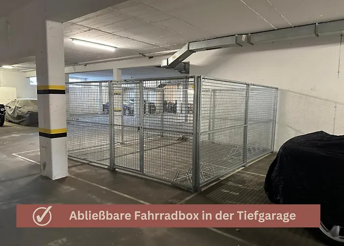 Appartement African-style - Stadtnah, Parkplatz, E-ladestation Fuer Auto & Fahrraeder, Gitterbox Fuer Fahrraeder, Fitnessstudio